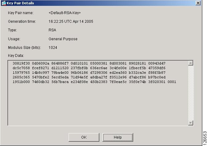 crypto key generate rsa modulus 1024